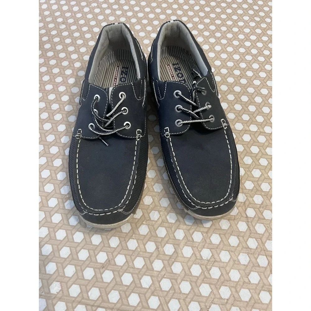Izod Mens Boat‎ Shoes Memory Foam Slip on Size 10M